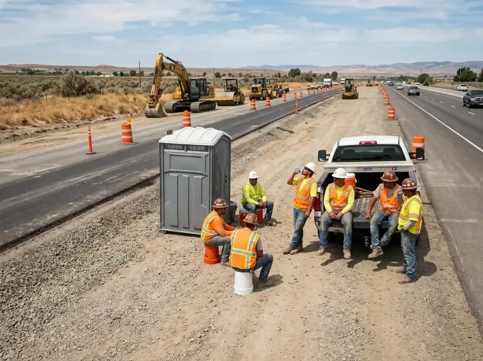 highway-road-construction-crew-007 — frequently asked questions, Porta Potty and Restroom Rentals in Falling Waters, WV
